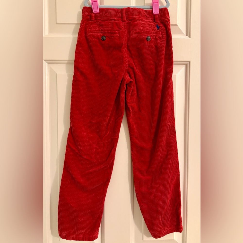 Polo by Ralph Lauren Kids Red Corduroy Pants - Picture 3 of 7